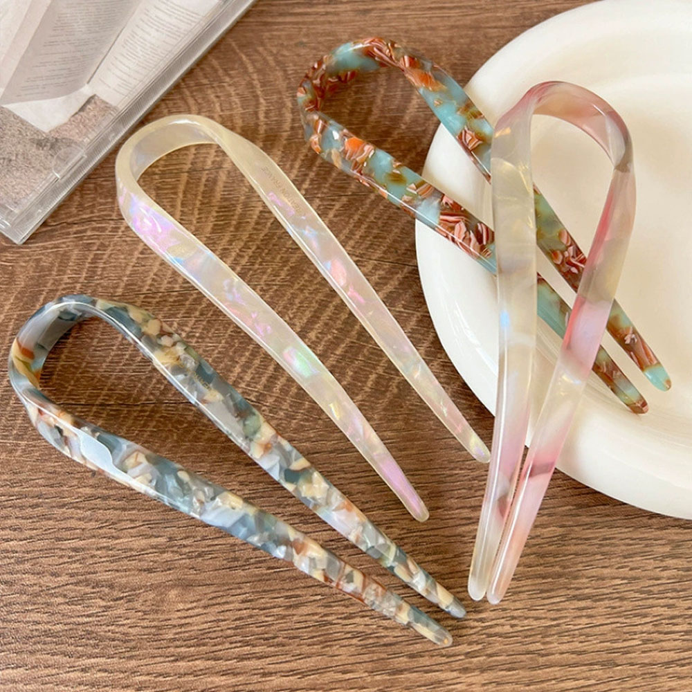 Women'S Formal Accessories - กิ๊บติดผมรูปตัว U ย้อนยุคสําหรับผู้หญิงอารมณ์สง่างามกิ๊บหางม้าแฟชั่นสาวอุปกรณ์ผม