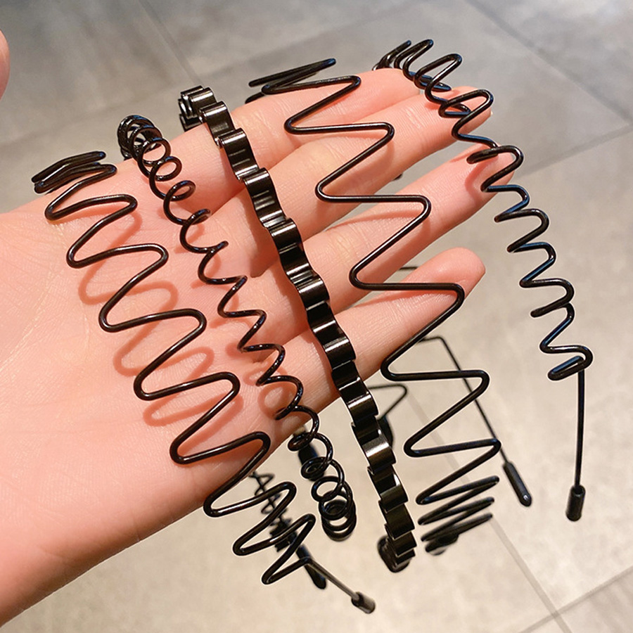 Women Accessories Combo - 2-5 ชิ้นหยัก Hairband ฤดูใบไม้ผลิผม Hoop สําหรับผู้ชายผู้หญิงแฟชั่น