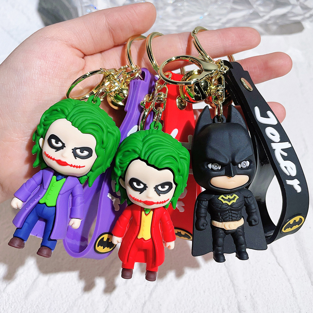 Women'S Harley Quinn Accessories - พวงกุญแจตุ๊กตาการ์ตูนฮาร์ลีย์ ควินน์ โจ๊กเกอร์ วันเดอร์วูแมน ของขวัญน่ารักสำหรับฮาโลวีนและคริสต์มาส