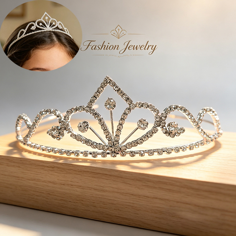 สีเงิน ไรน์สโตน มงกุฎเจ้าสาว ค - Women'S Formal Accessories บทวิจารณ์และราคา