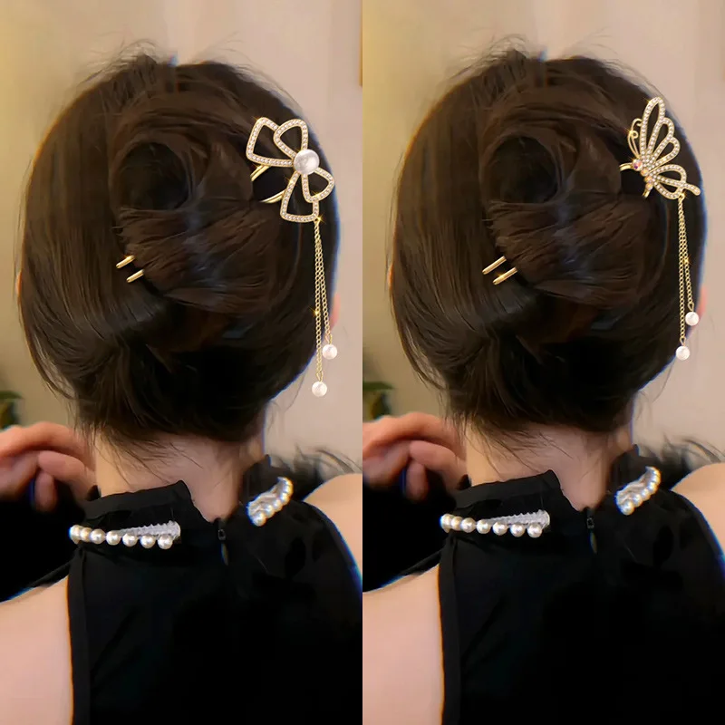 สไตล์โบราณเพิร์ล rhinestone hi - Women Accessories On Sale บทวิจารณ์และราคา