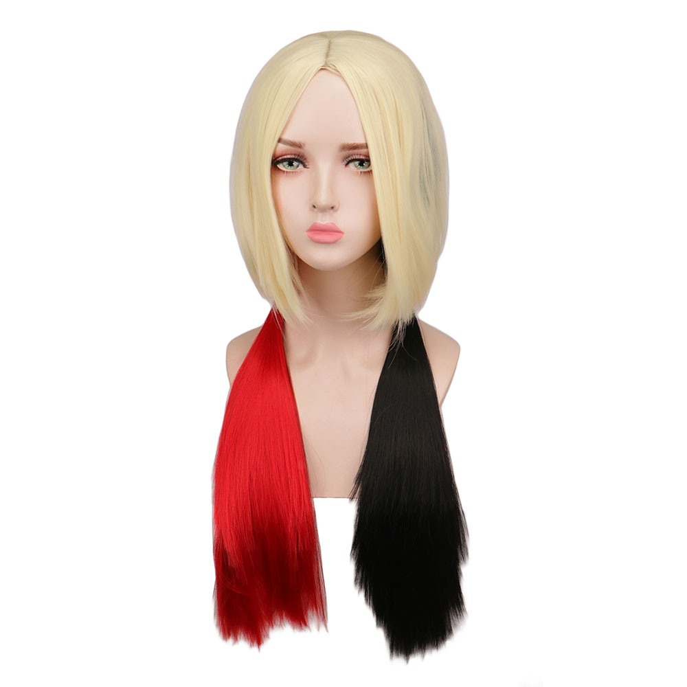 วิกผมฮาร์เลย์ควินน์วิกผมการ์ตู - Women'S Harley Quinn Accessories บทวิจารณ์และราคา