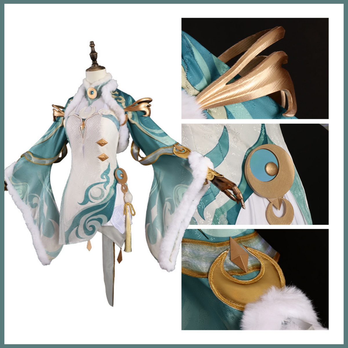 ชุดคอสเพลย์เกมซีไบ สีเขียวขาว  - Women'S Clothing And Accessories บทวิจารณ์และราคา