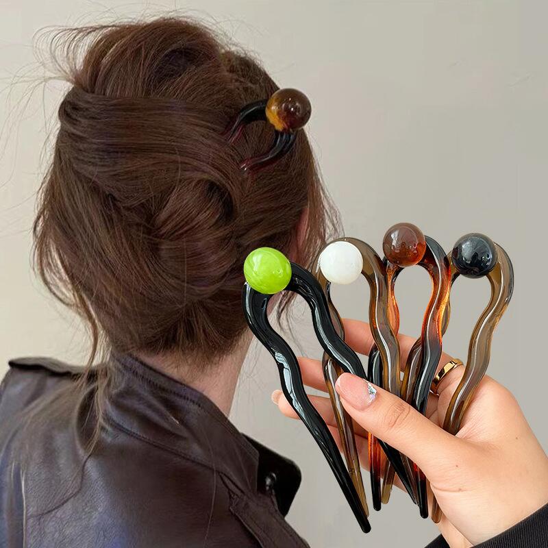 กิ๊บติดผมรูปตัว U สีแฟชั่นประด - Women Accessories On Sale บทวิจารณ์และราคา