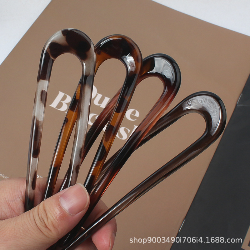 กิ๊บติดผมรูปตัว U ลายเสือดาวสไ - Women Accessories On Sale บทวิจารณ์และราคา