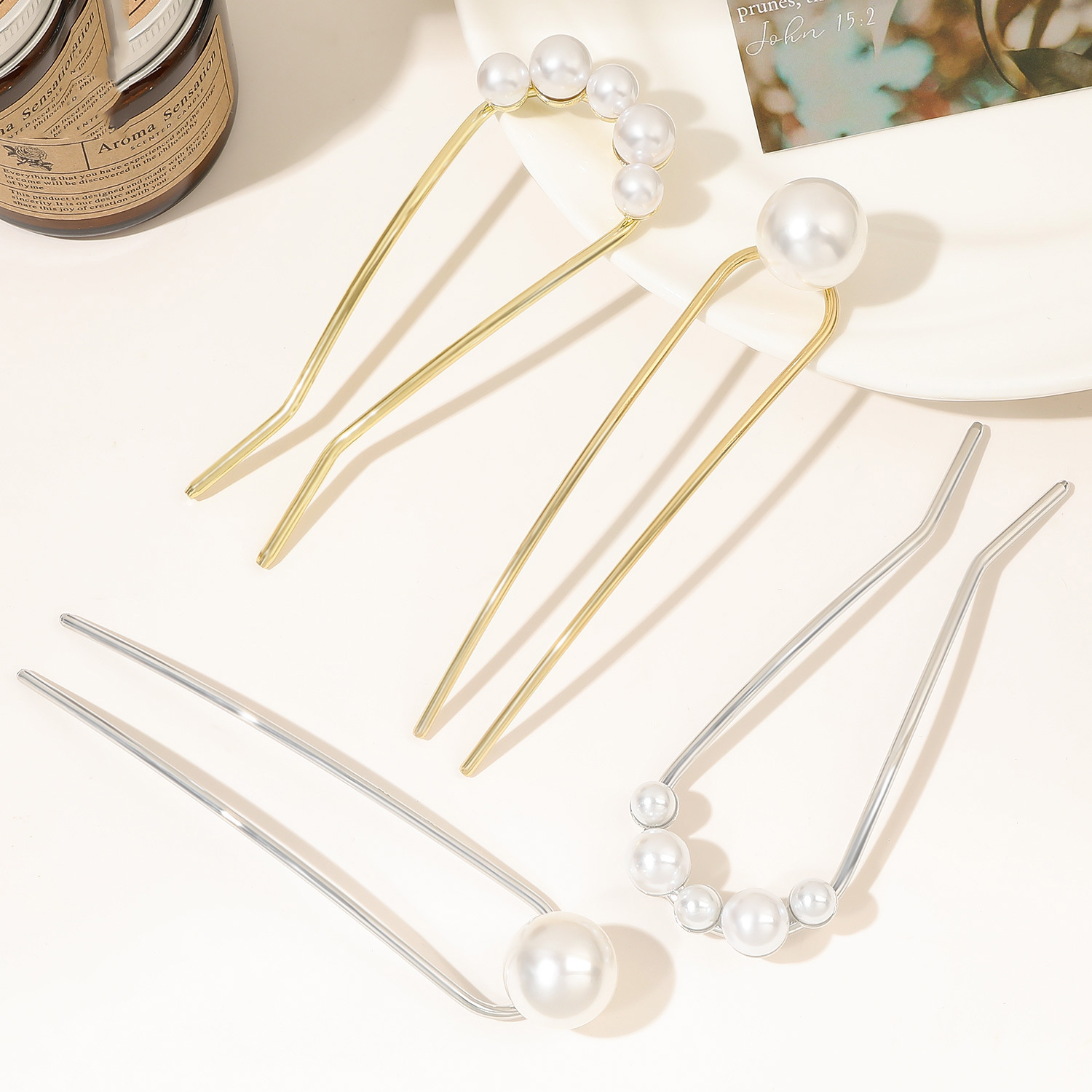 กิ๊บติดผมรูปตัว U สไตล์วินเทจ  - Women Accessories On Sale บทวิจารณ์และราคา