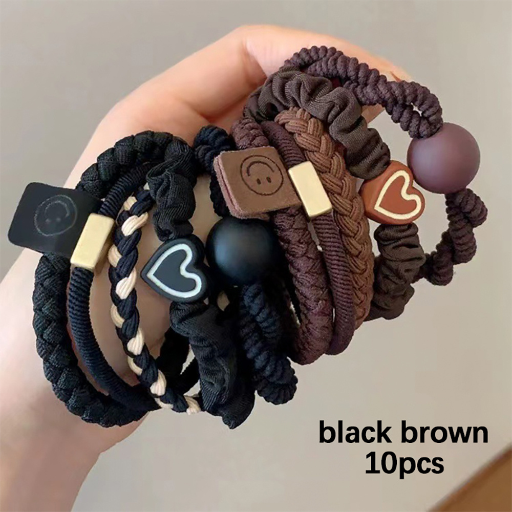 ยางรัดผม 10 ชิ้น แบบผสมหลากหลา - Women Accessories Combo บทวิจารณ์และราคา
