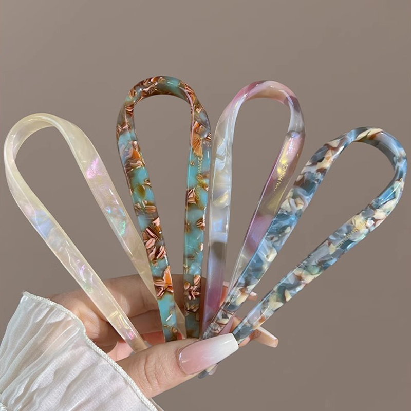กิ๊บติดผมรูปตัว U อะซิเตทอะคริ - Women Accessories On Sale บทวิจารณ์และราคา