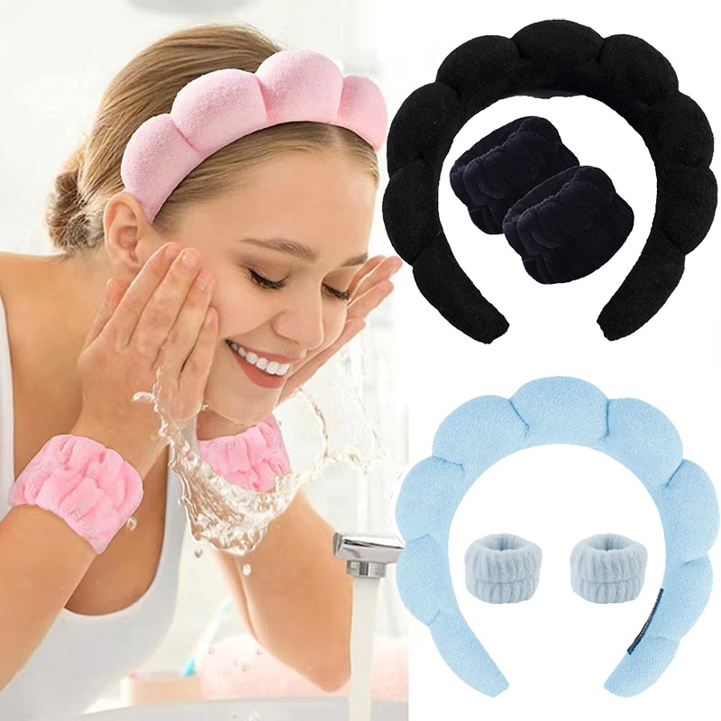 3 ชิ้น/เซ็ตแต่งหน้าHeadband Pu - Women Accessories Combo บทวิจารณ์และราคา